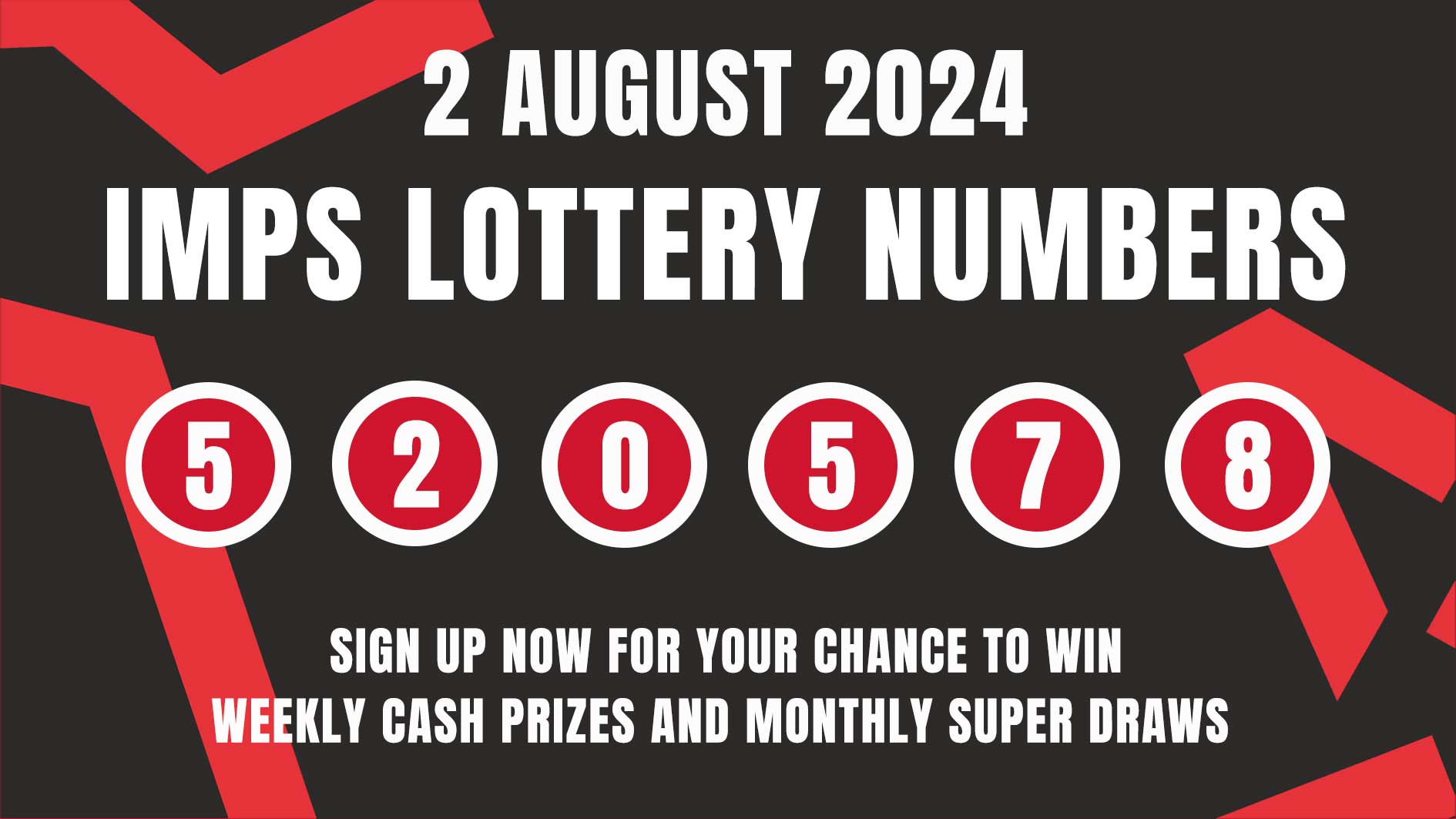 Imps lottery number - 520578