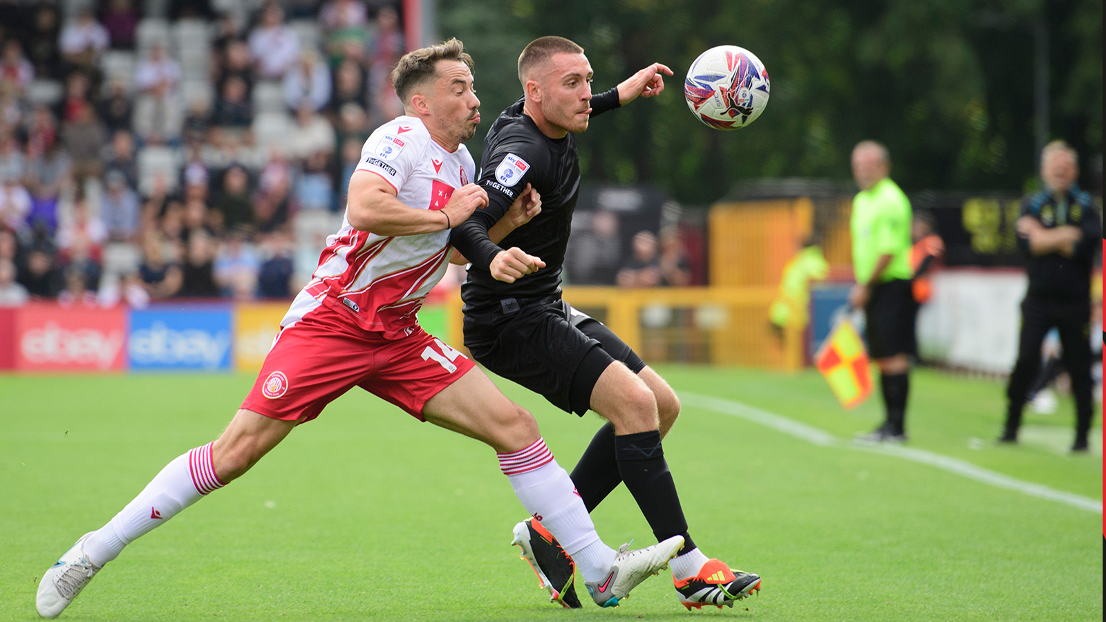 An image from City's 1-0 win at Stevenage