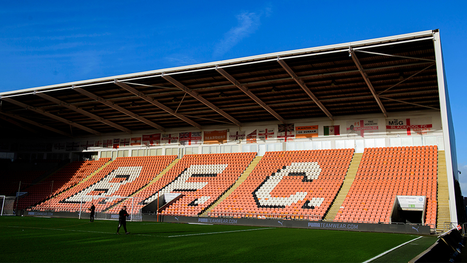 Bloomfield Road, the home of Blackpool