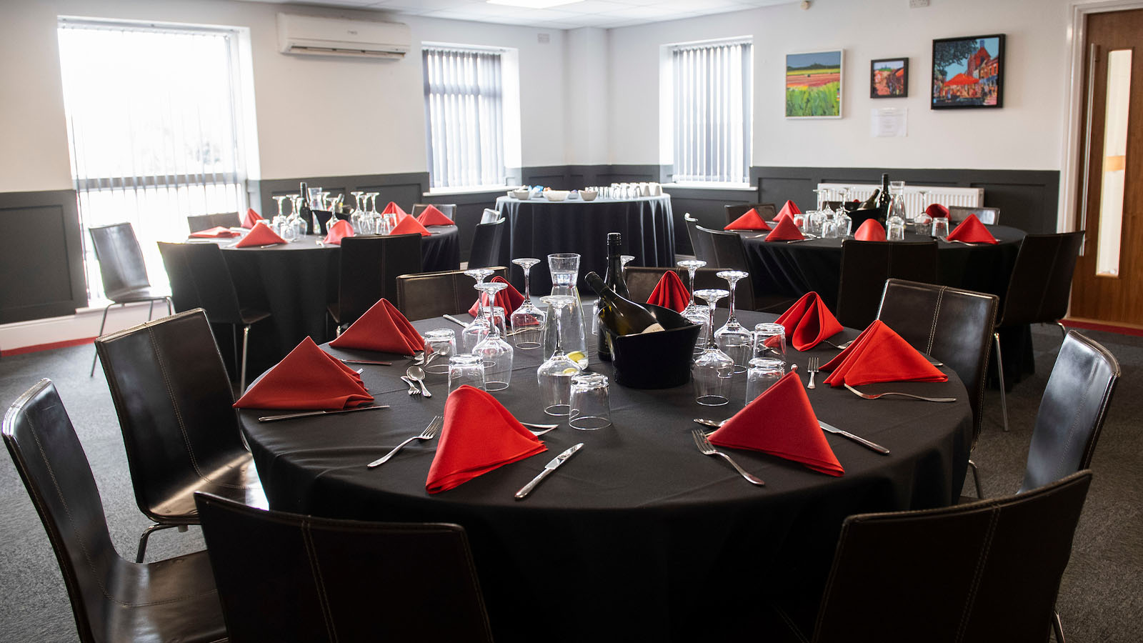 The boardroom at the LNER Stadium