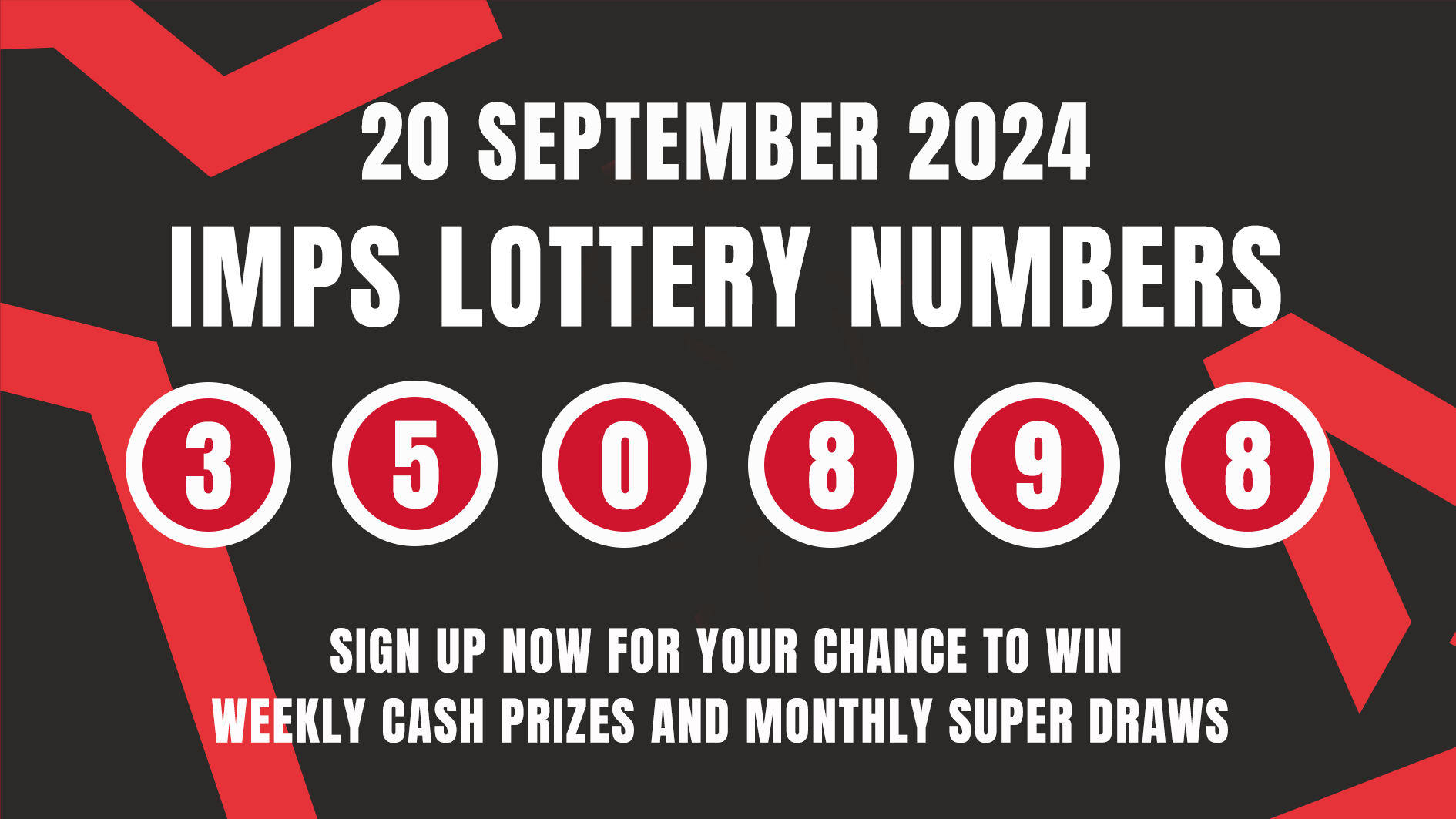 Imps lottery number.