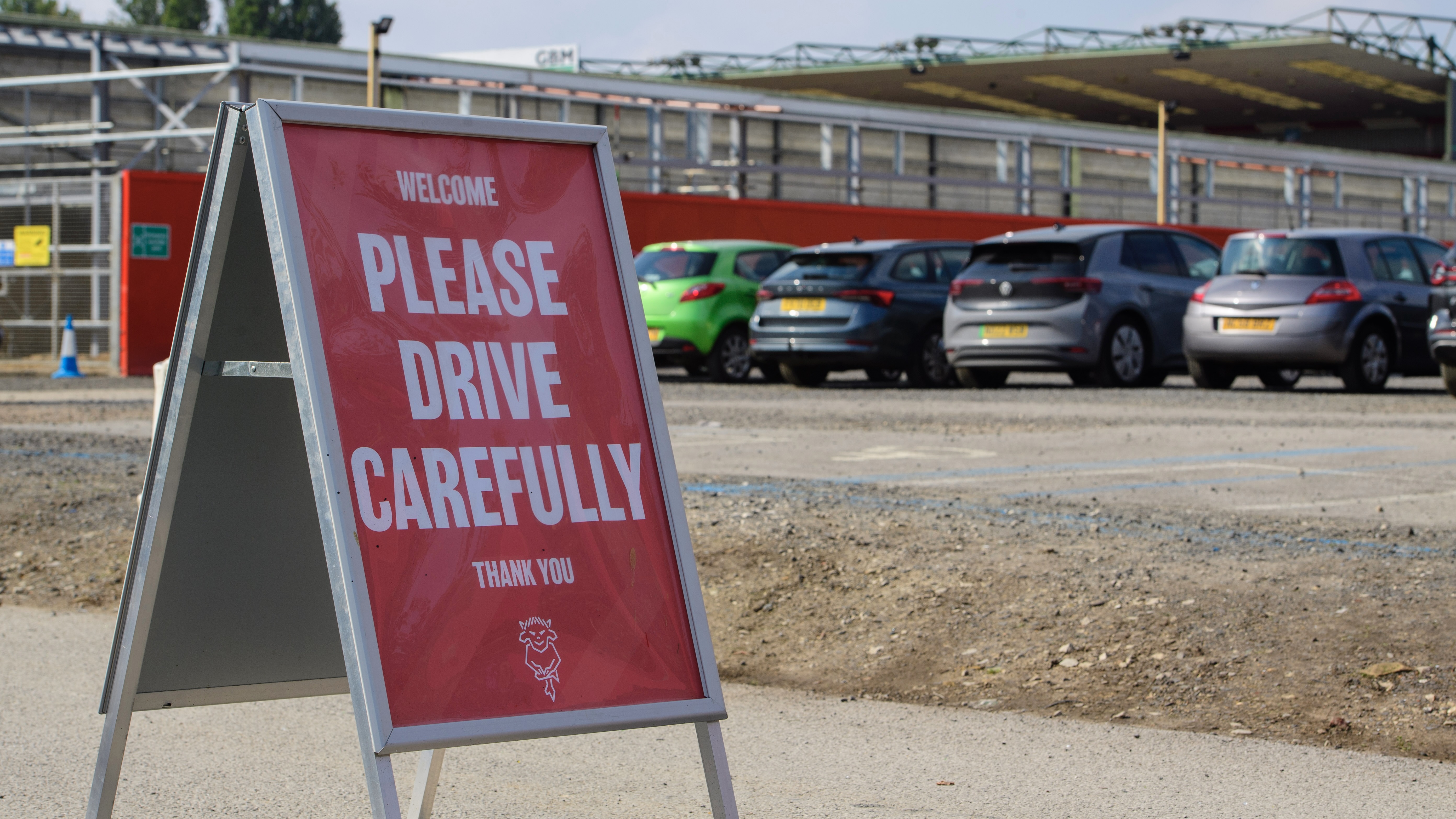 Car park at the LNER Stadium