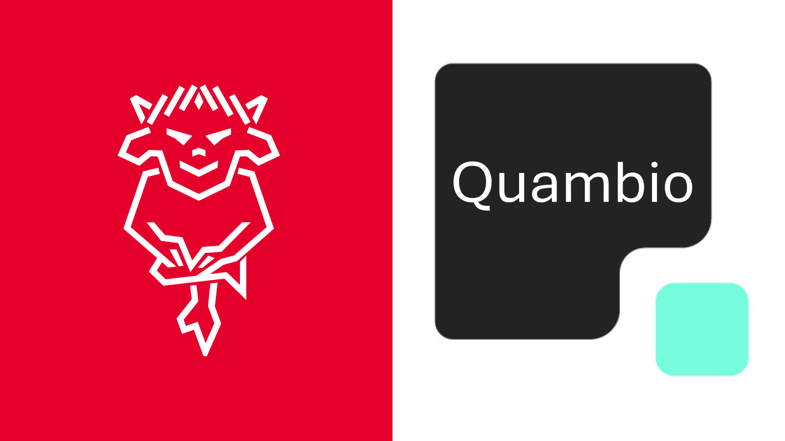 A graphic featuring the Lincoln City and Quambio logos