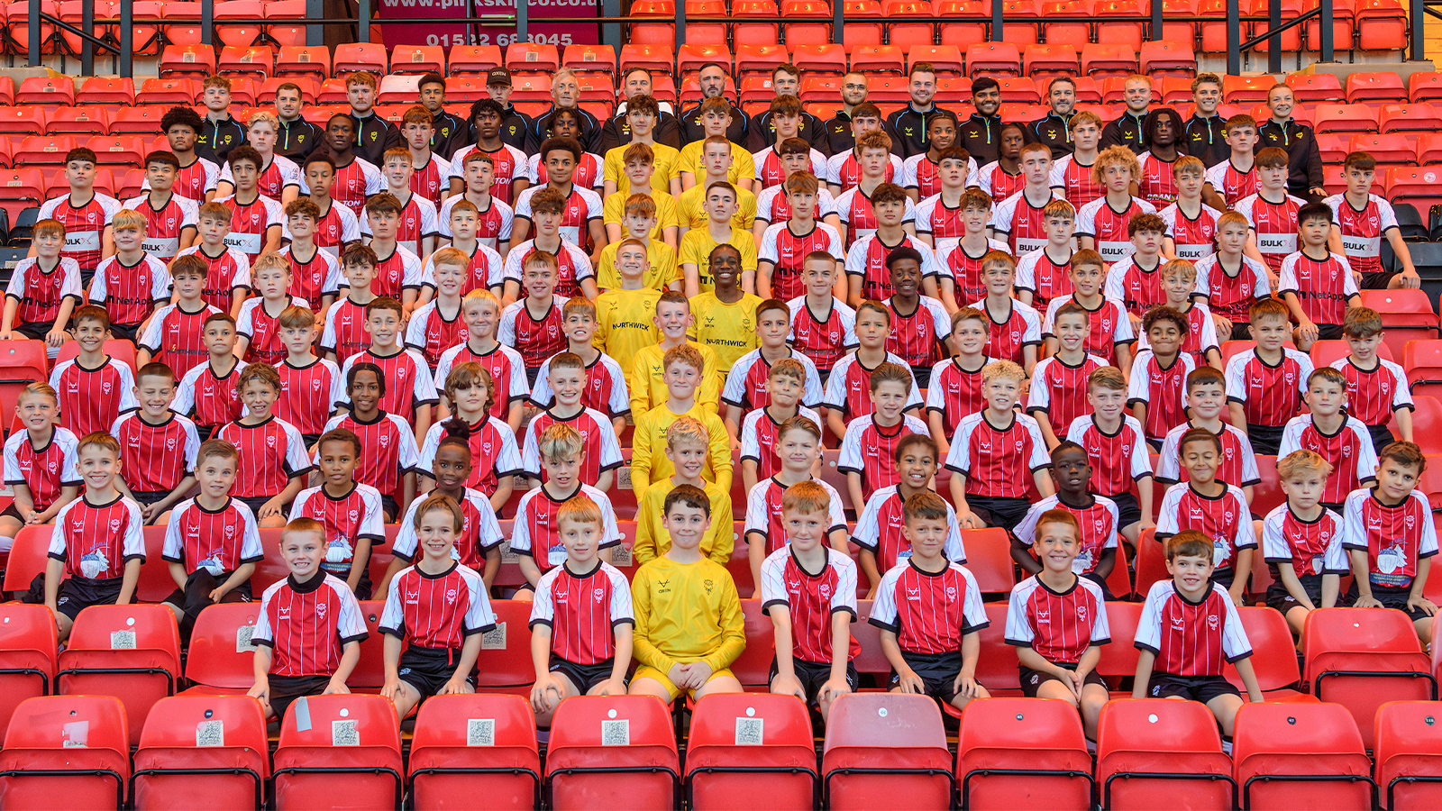 Lincoln City academy's teams of 2024/25 line up