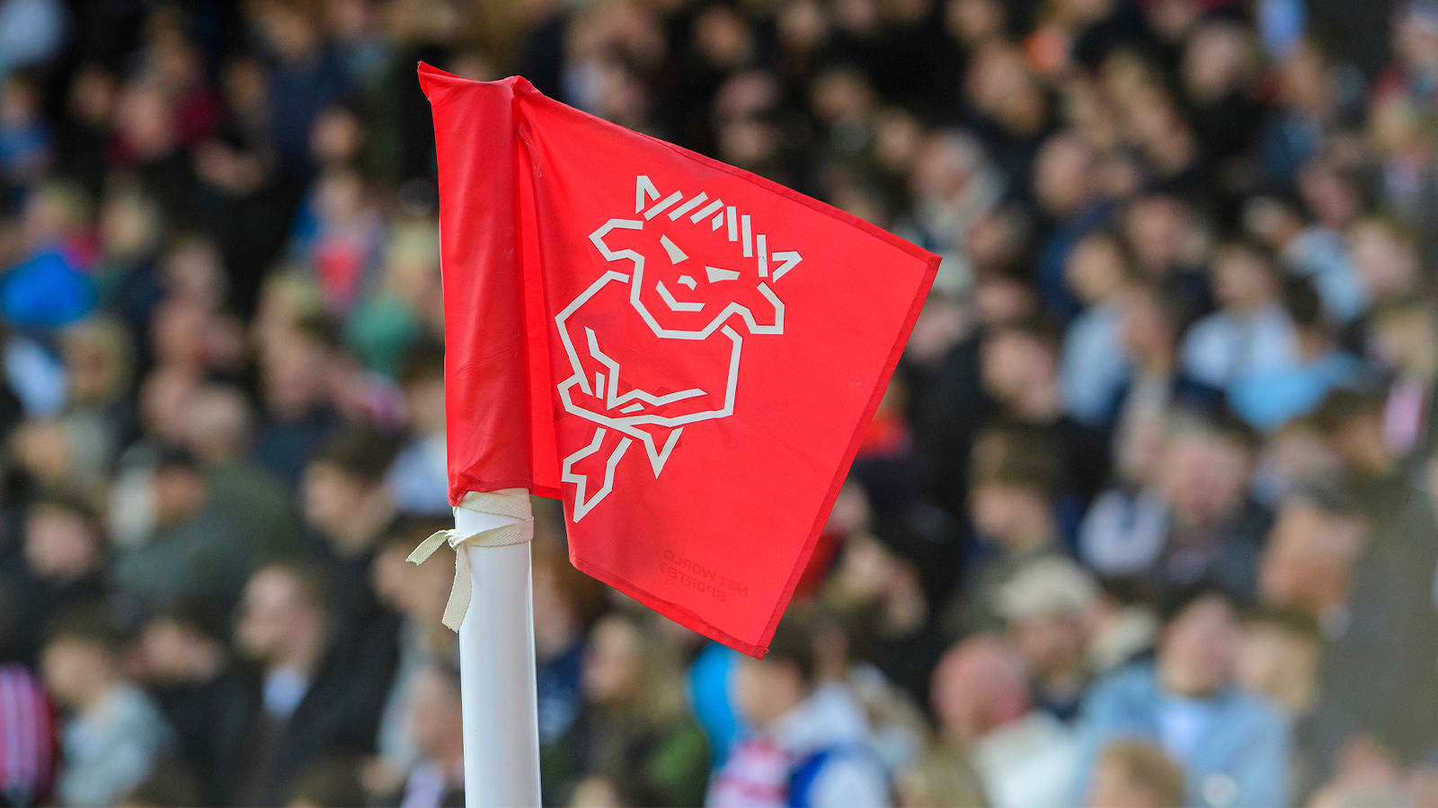 A flag on display at the LNER Stadium