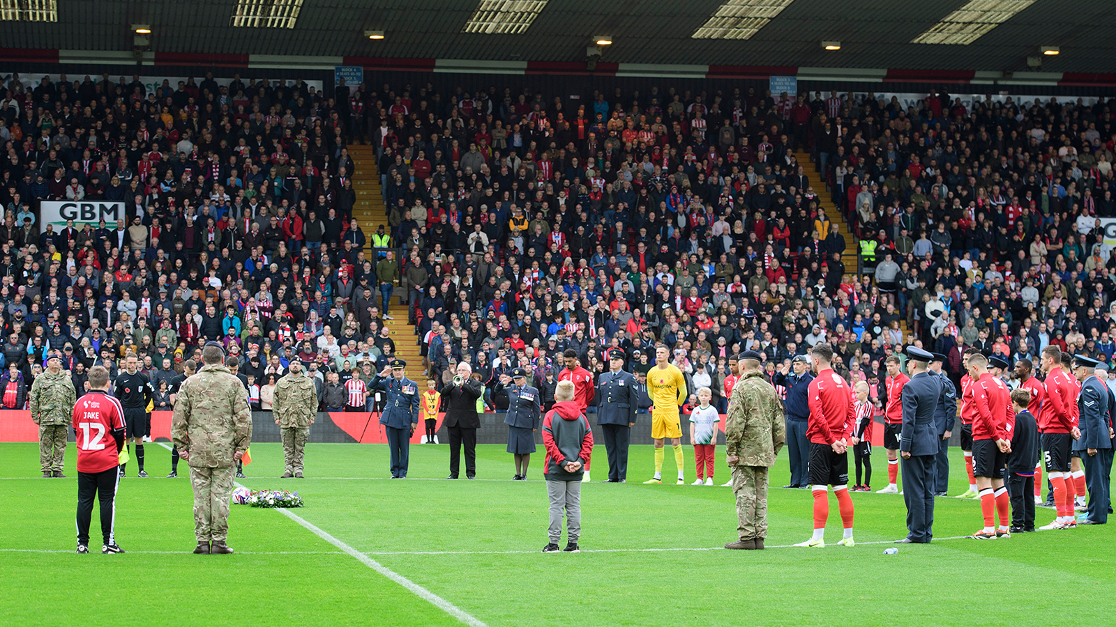 City's home game against Stockport County marked their annual fixture of remembrance.