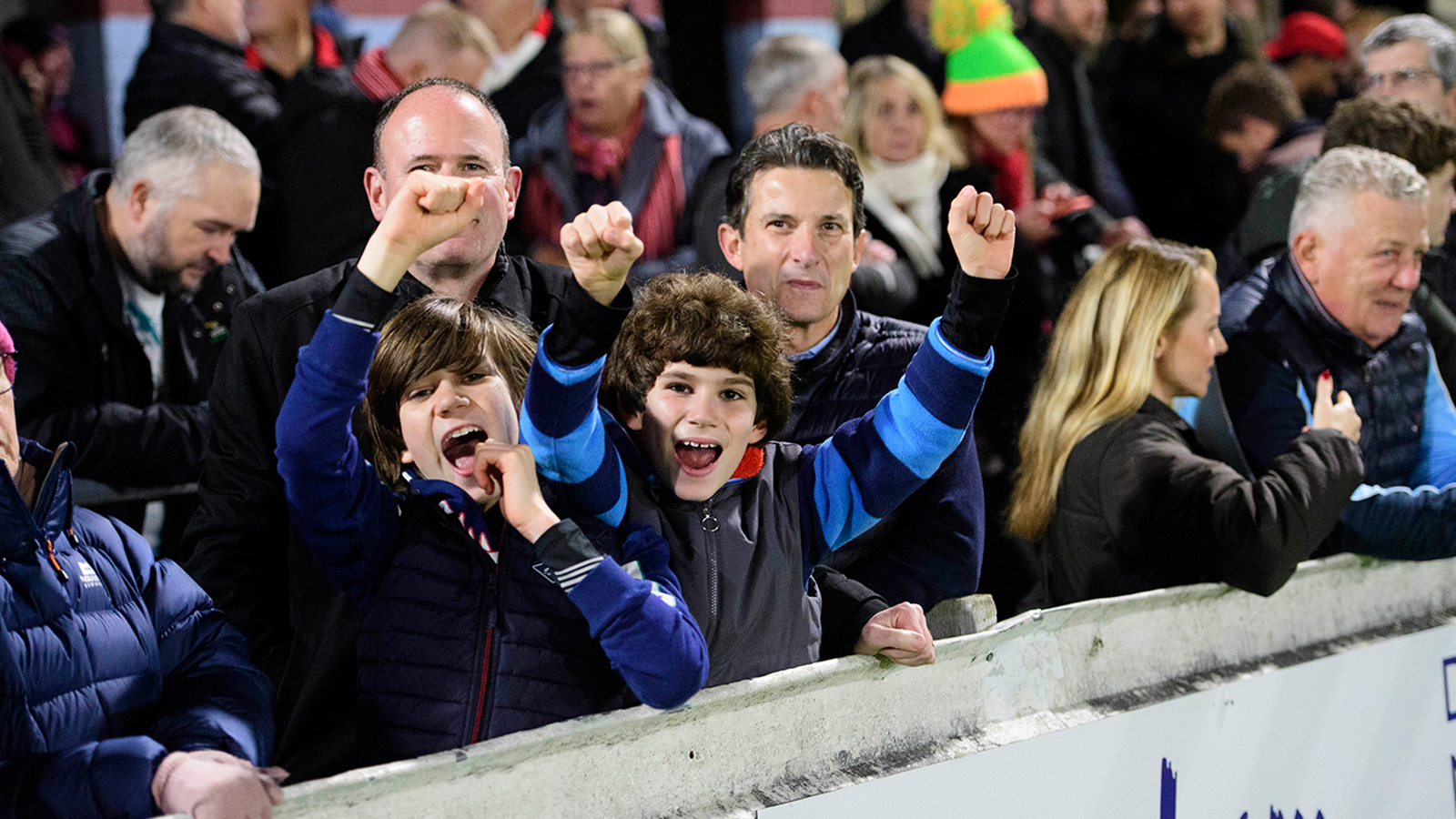 A fan image from City's 4-0 win at Chesham United