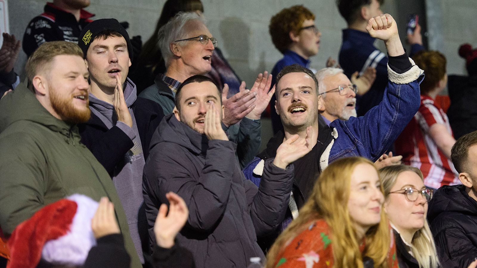 A fans image from City's away game at Crawley Town.