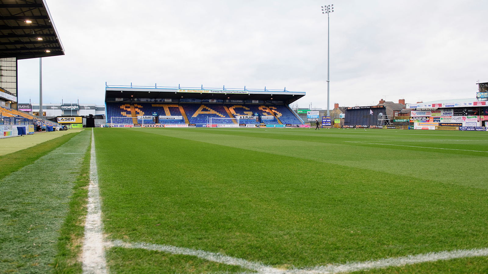 The One Call Stadium, home of Mansfield Town