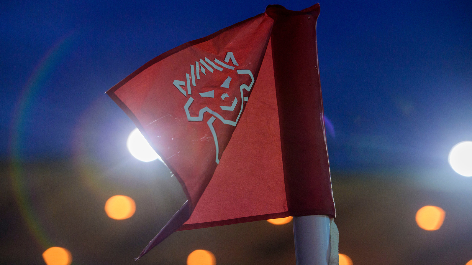 A flag on display at the LNER Stadium