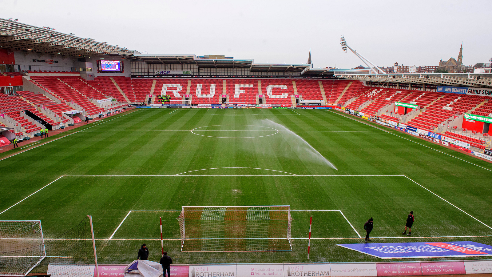 A view from inside the New York Stadium, home of Rotherham United