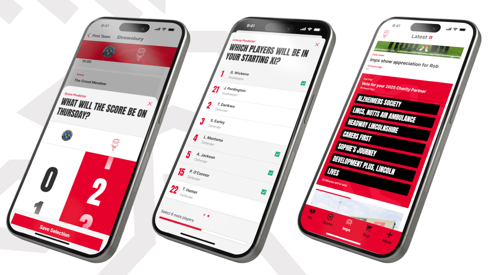 A view of the updated Lincoln City app