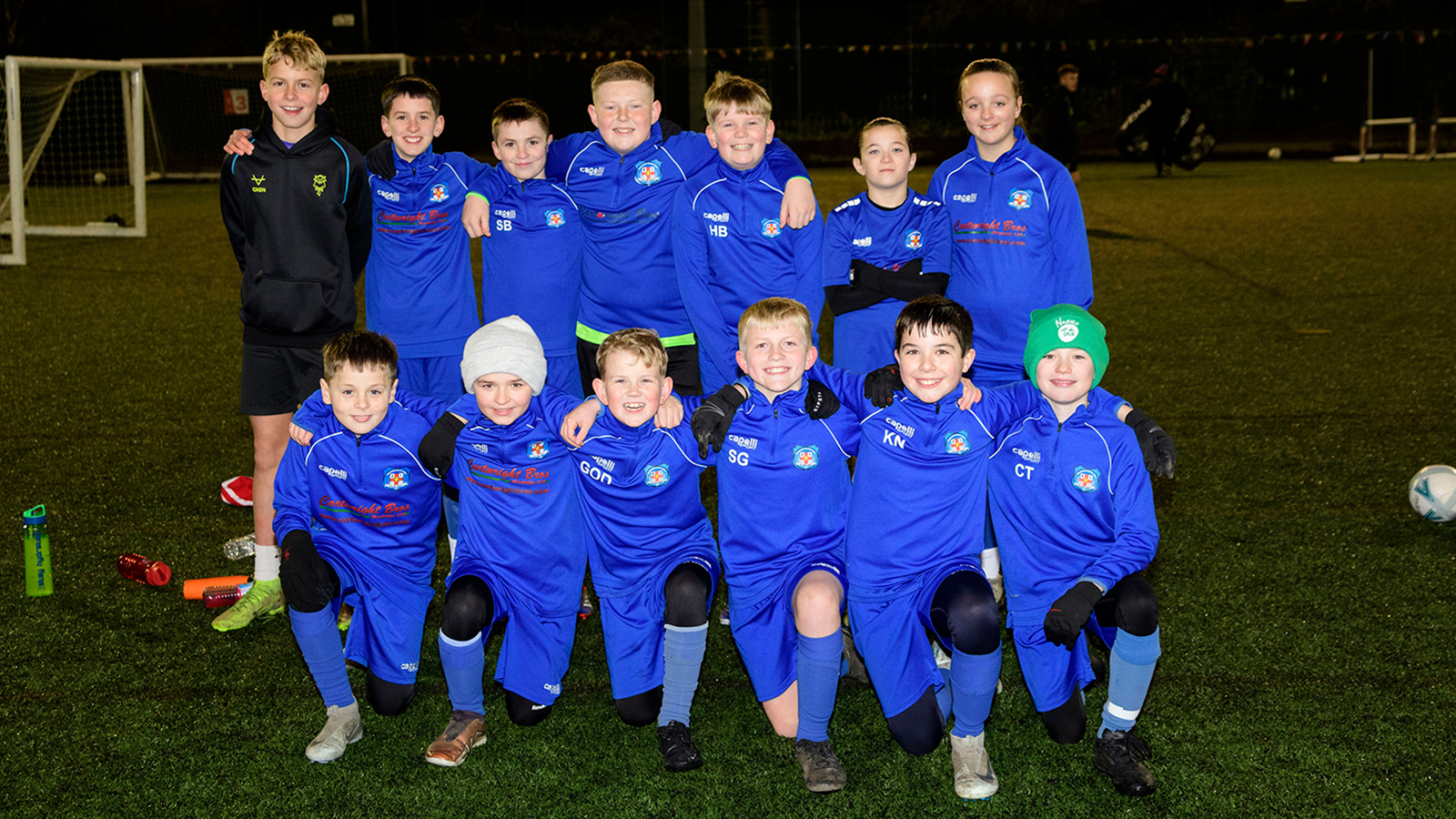 Rustons U11s enjoyed the Ultimate Matchday Experience for the home game against Blackpool