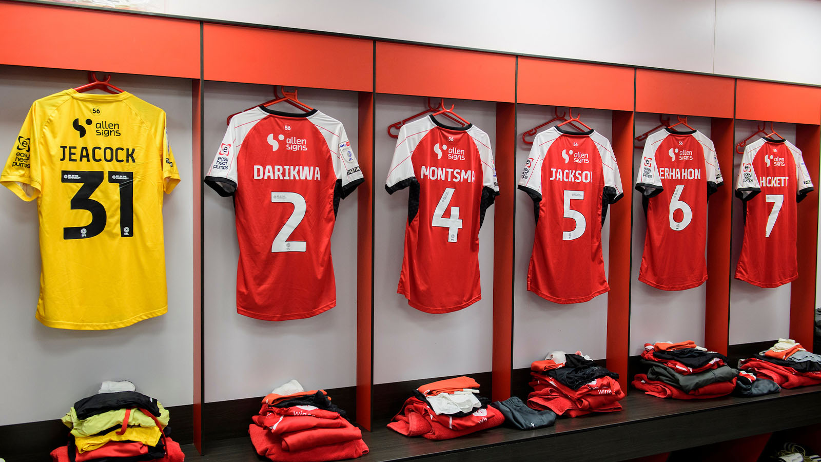 A look inside the City changing room ahead of the Blackpool game