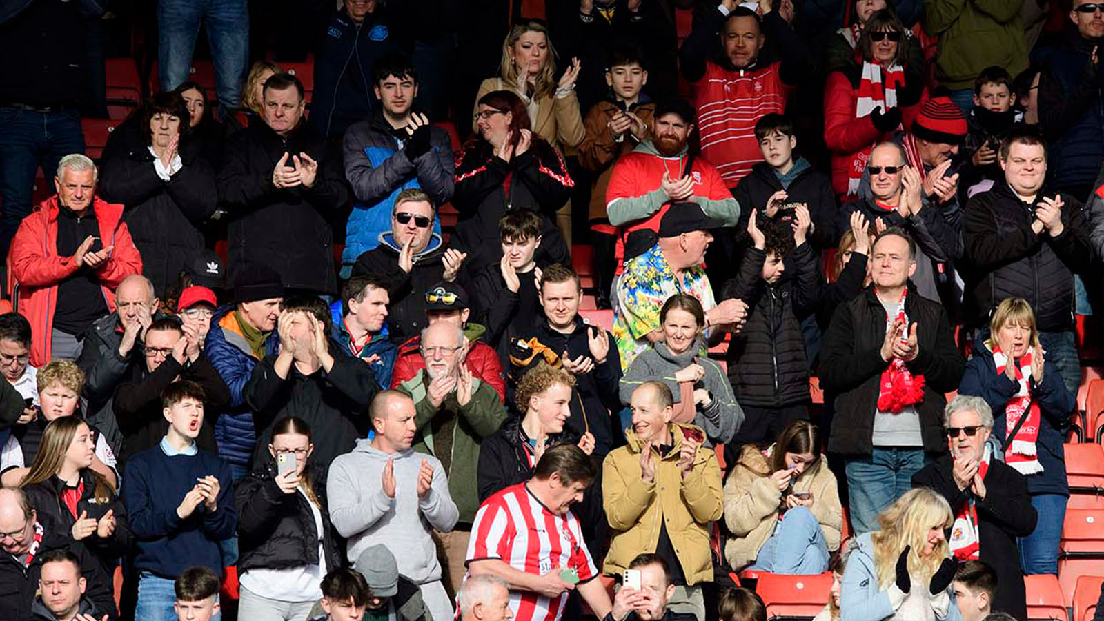 A crowd image from City's away game at Barnsley.