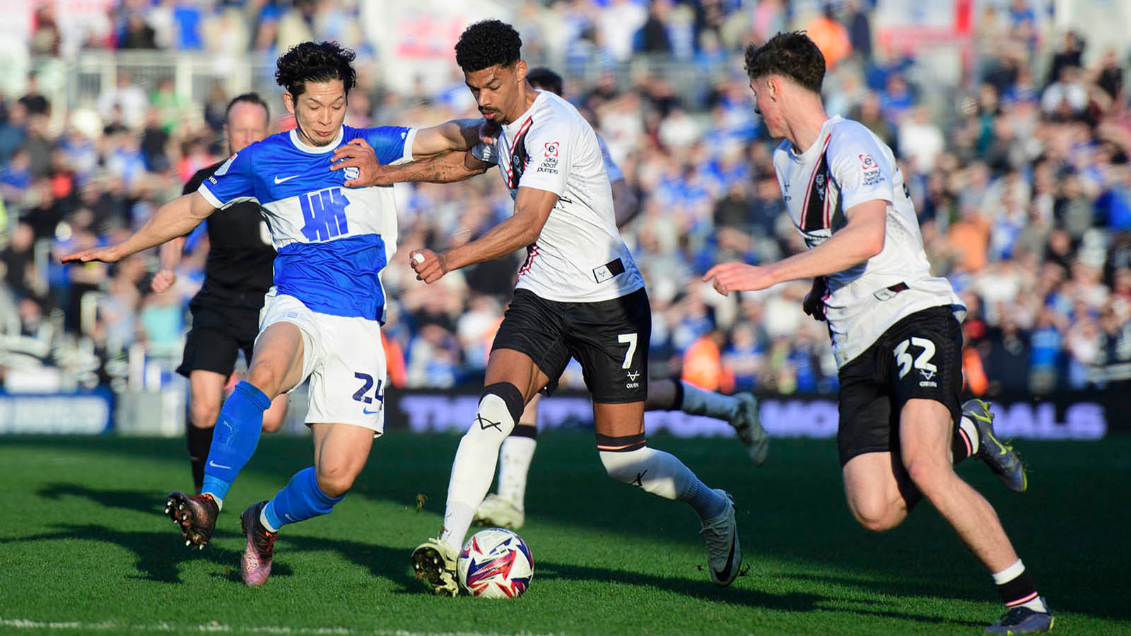 A match image from City's trip to face Birmingham