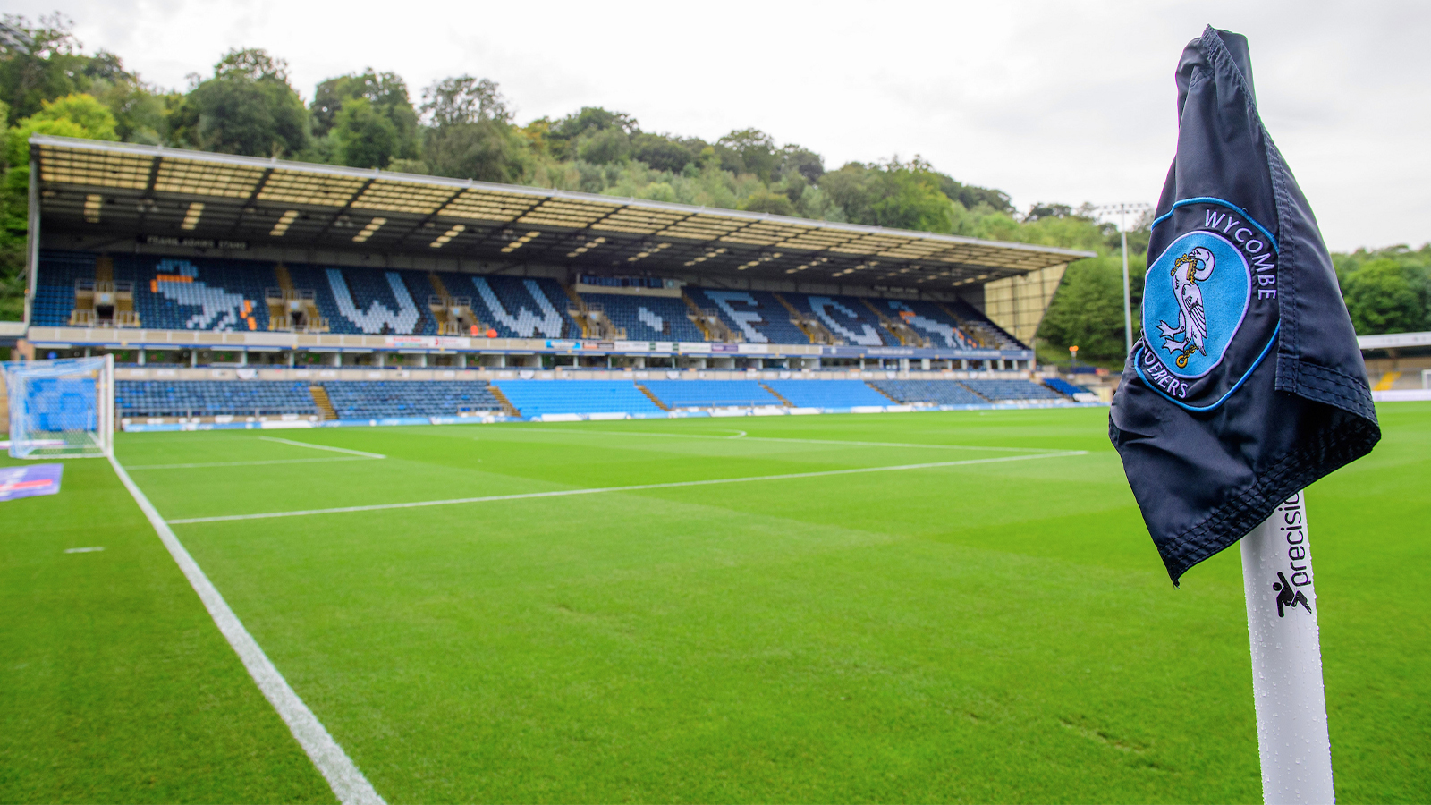 Adams Park, the home of Wycombe Wanderers