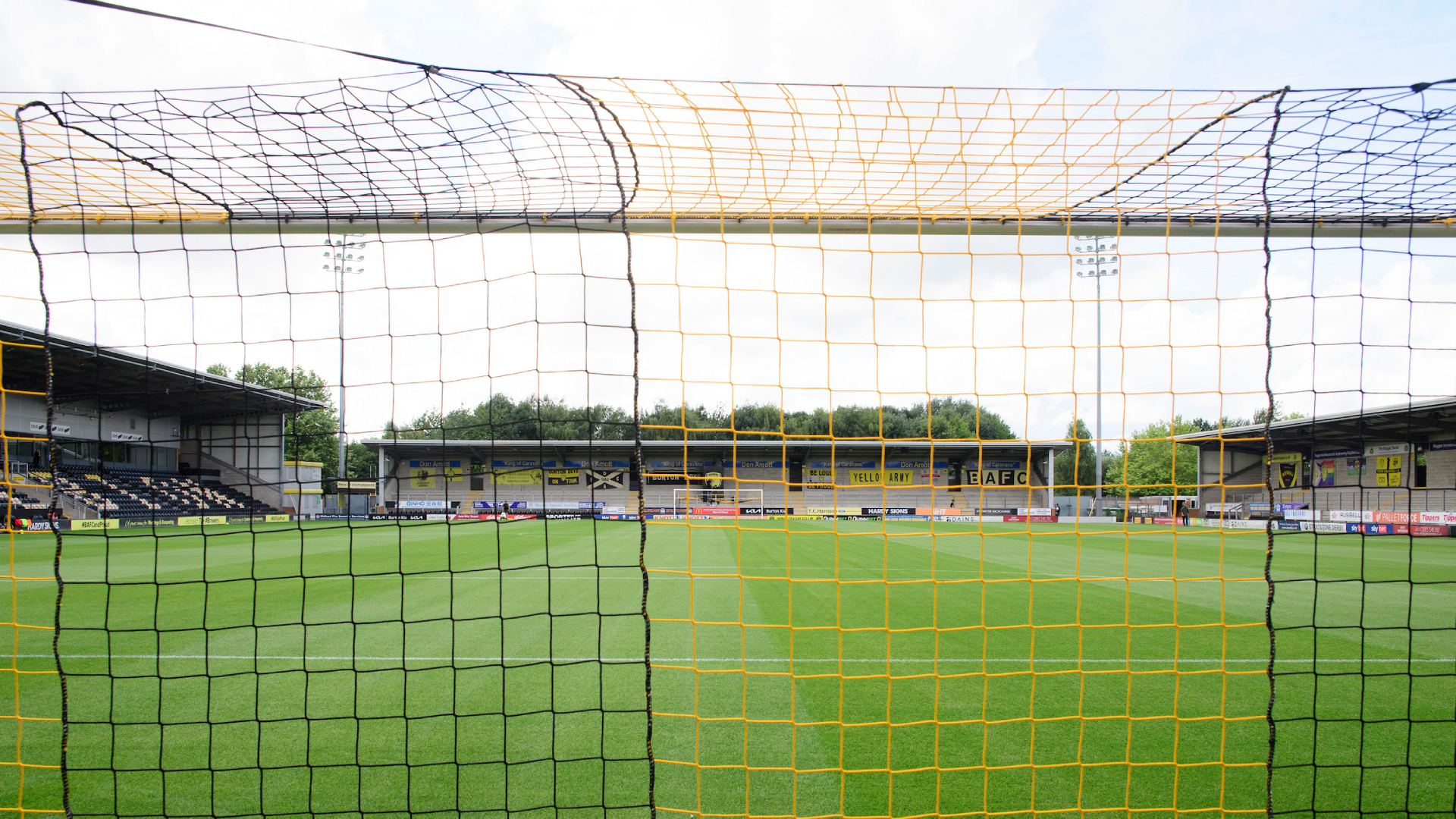 A general view of Pirelli Stadium, home of Burton Albion prior to the EFL Sky Bet League One match between Burton Albion and Lincoln City at Pirelli Stadium, Burton-upon-Trent.