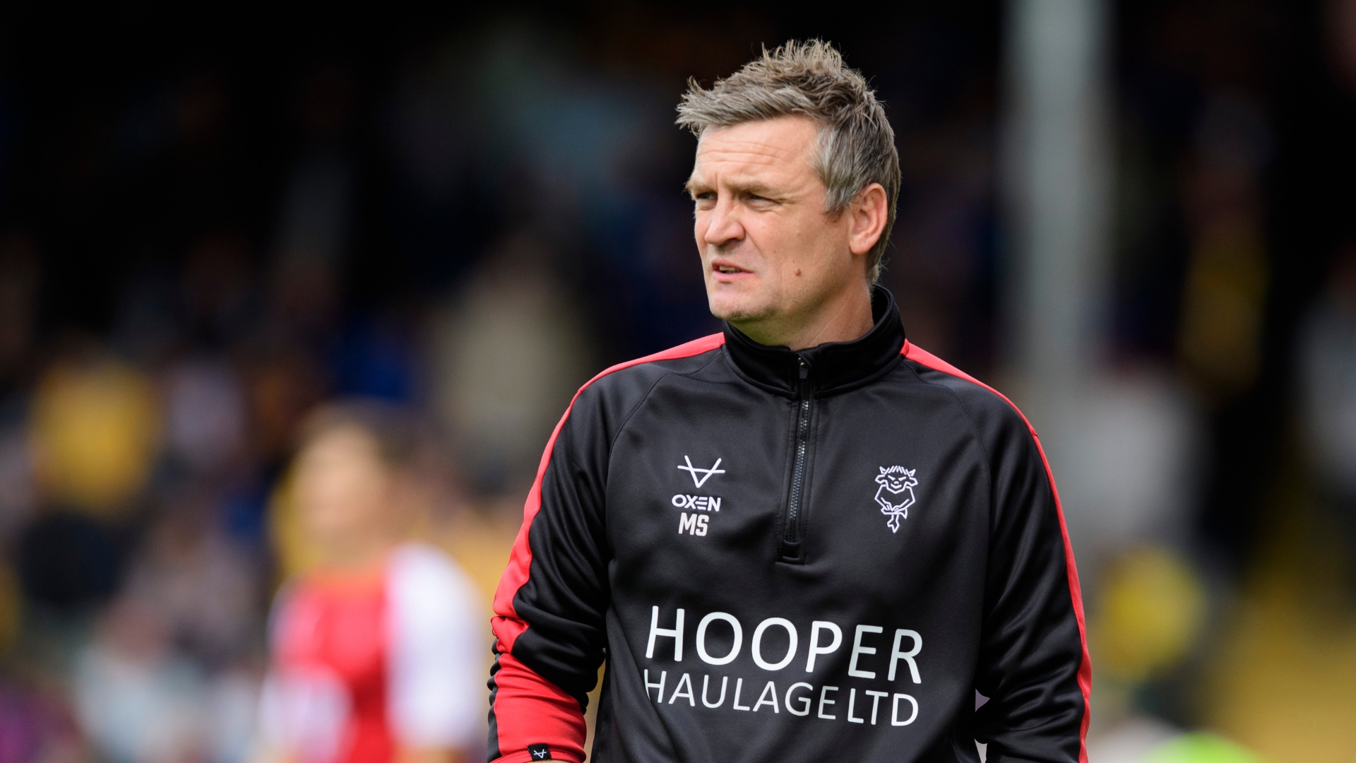 Michael Skubala, head coach of Lincoln City prior to the EFL Sky Bet League One match between Lincoln City and Mansfield Town at LNER Stadium, Lincoln.