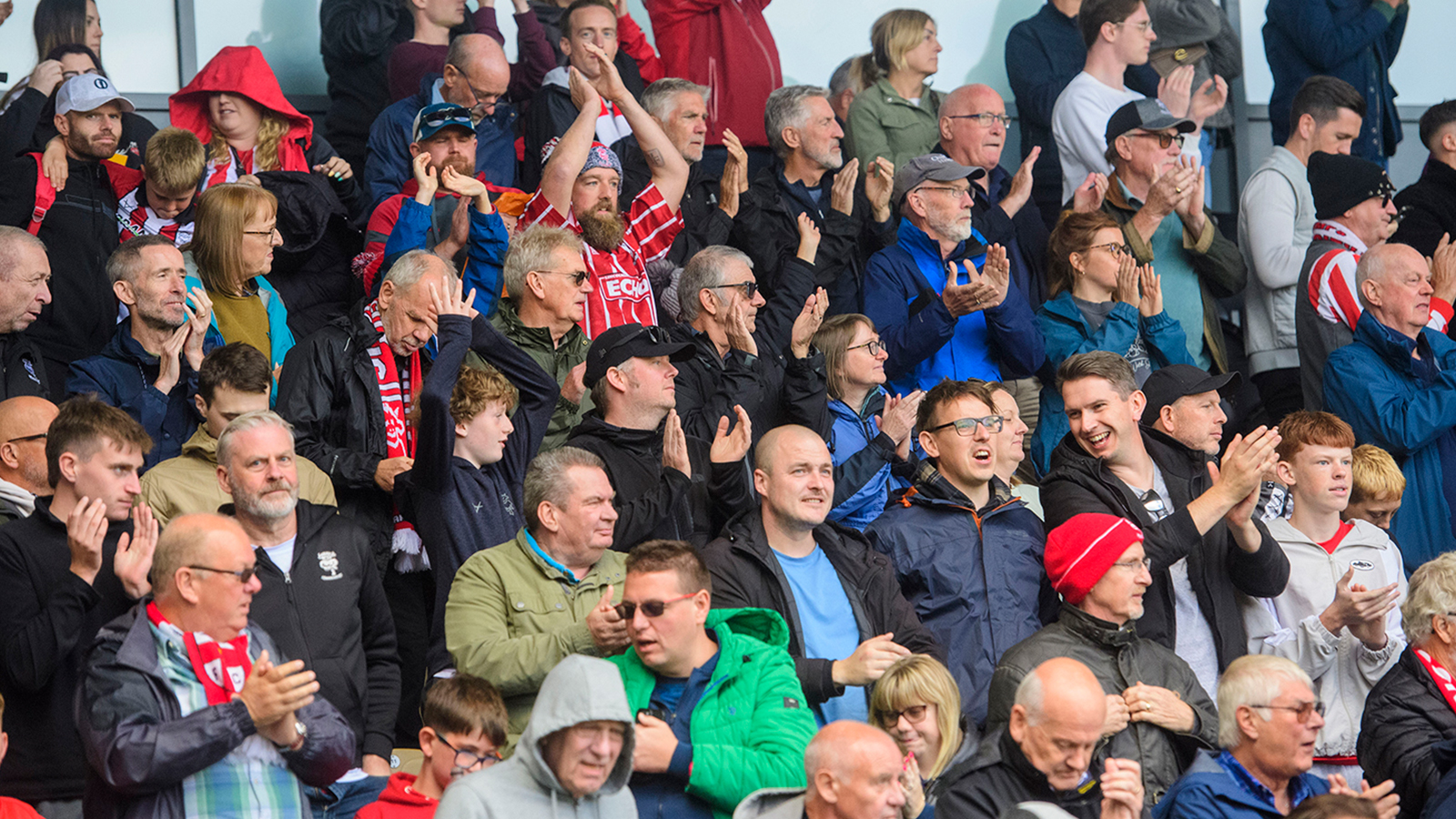 A fans photo from City's 1-0 away win at Burton Albion