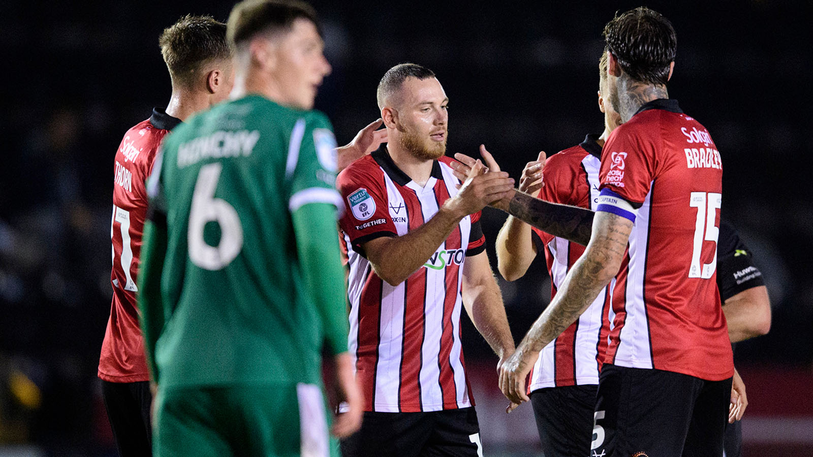 A match image from City's 3-0 win over Notts County