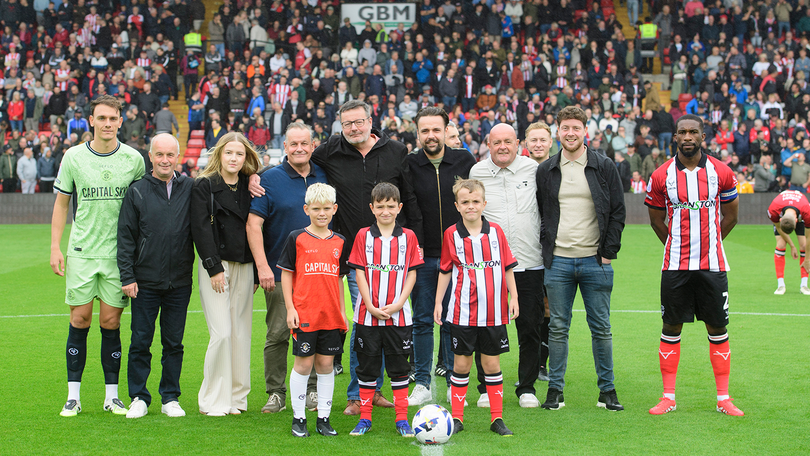 A matchday experience photo from Lincoln's game against Luton.