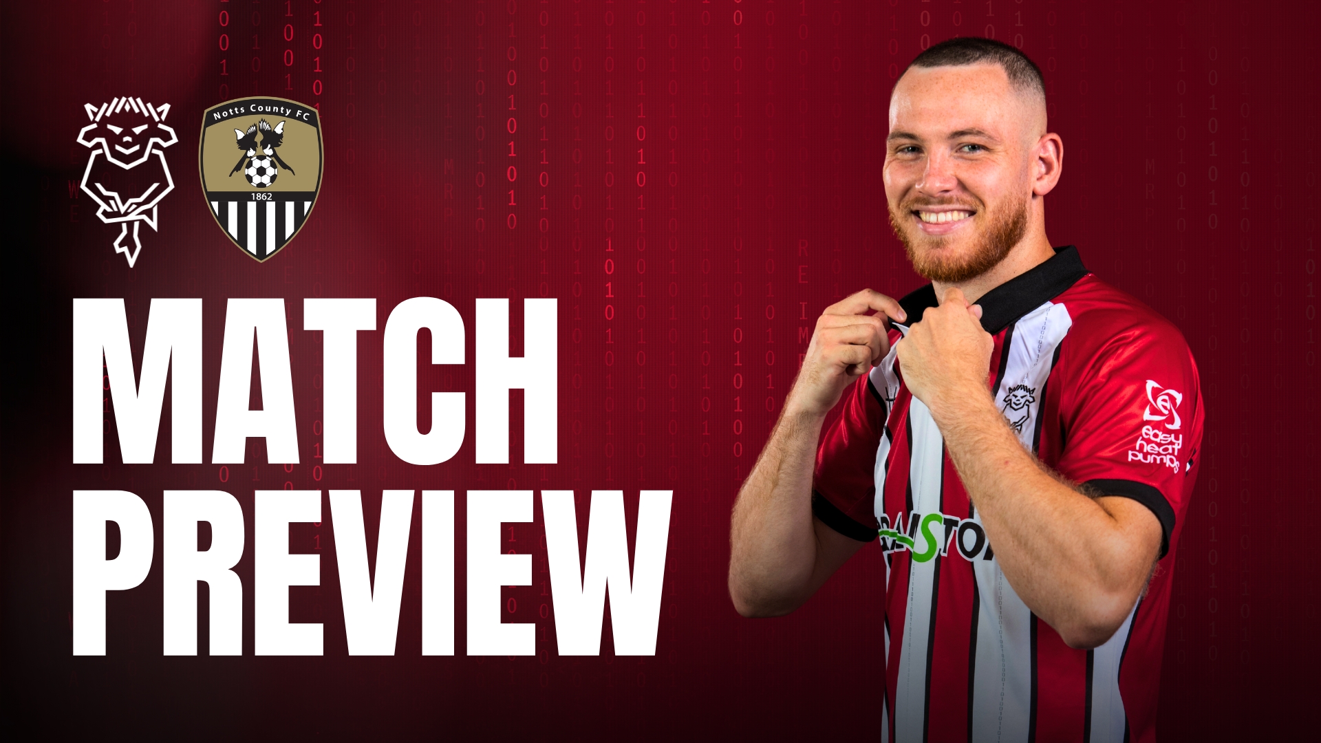 Match preview graphic for Lincoln City v Notts County 