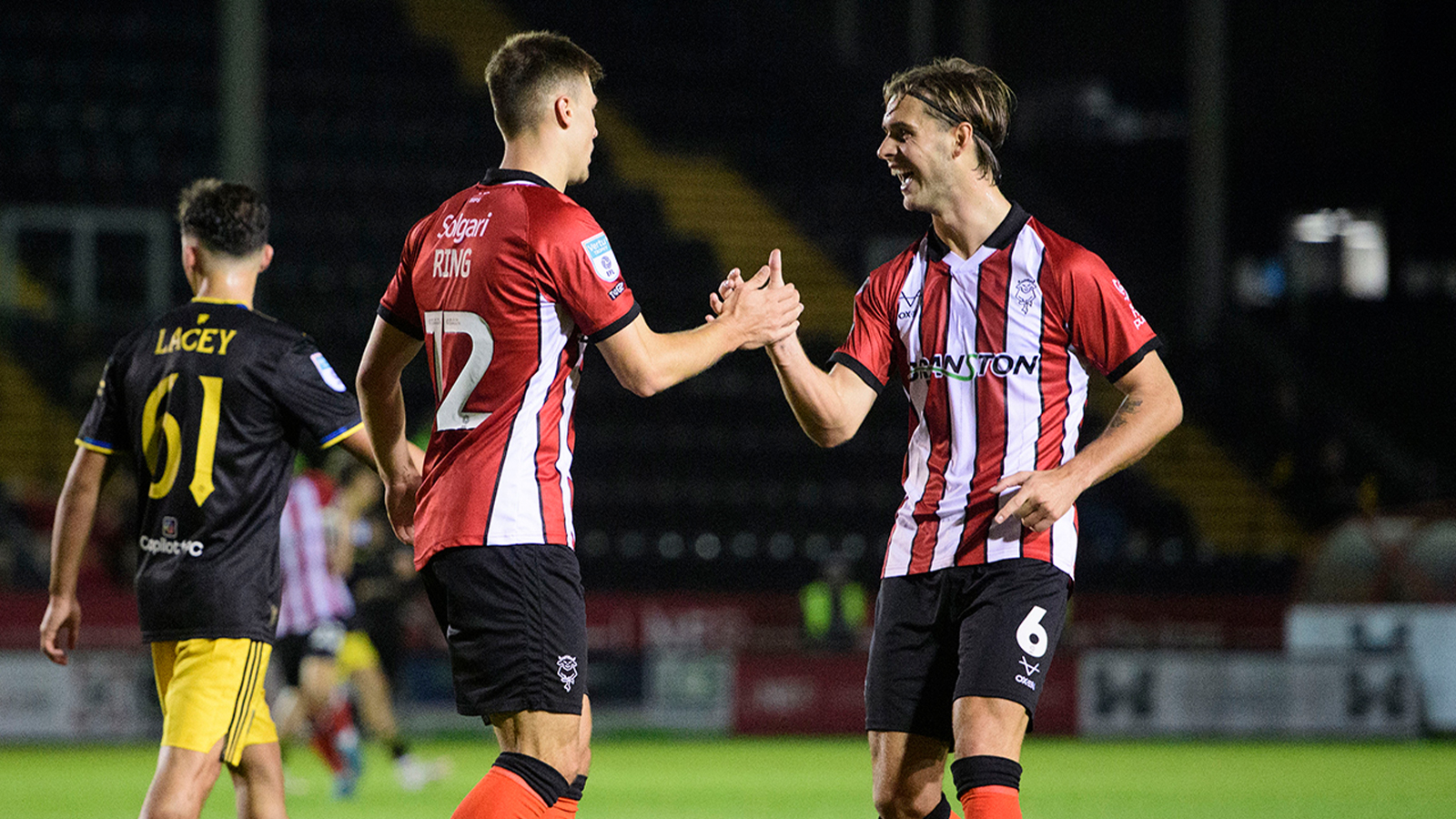 A match image from City's home game against Manchester United U21s