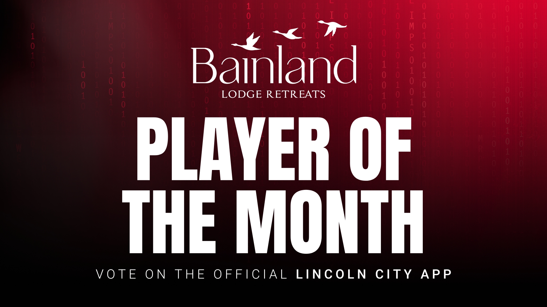 A player of the month graphic.