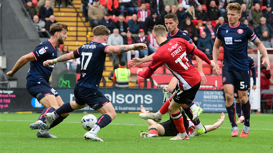 Rob Street scores the winner against Stevenage