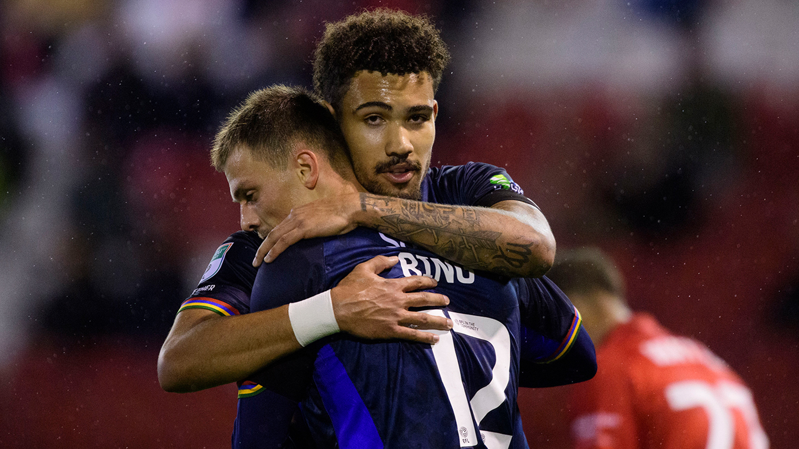 A match image from City’s 2-0 Vertu Trophy win at Barnsley 