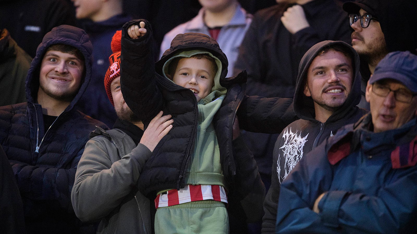 City supporters during the win over Doncaster Rovers