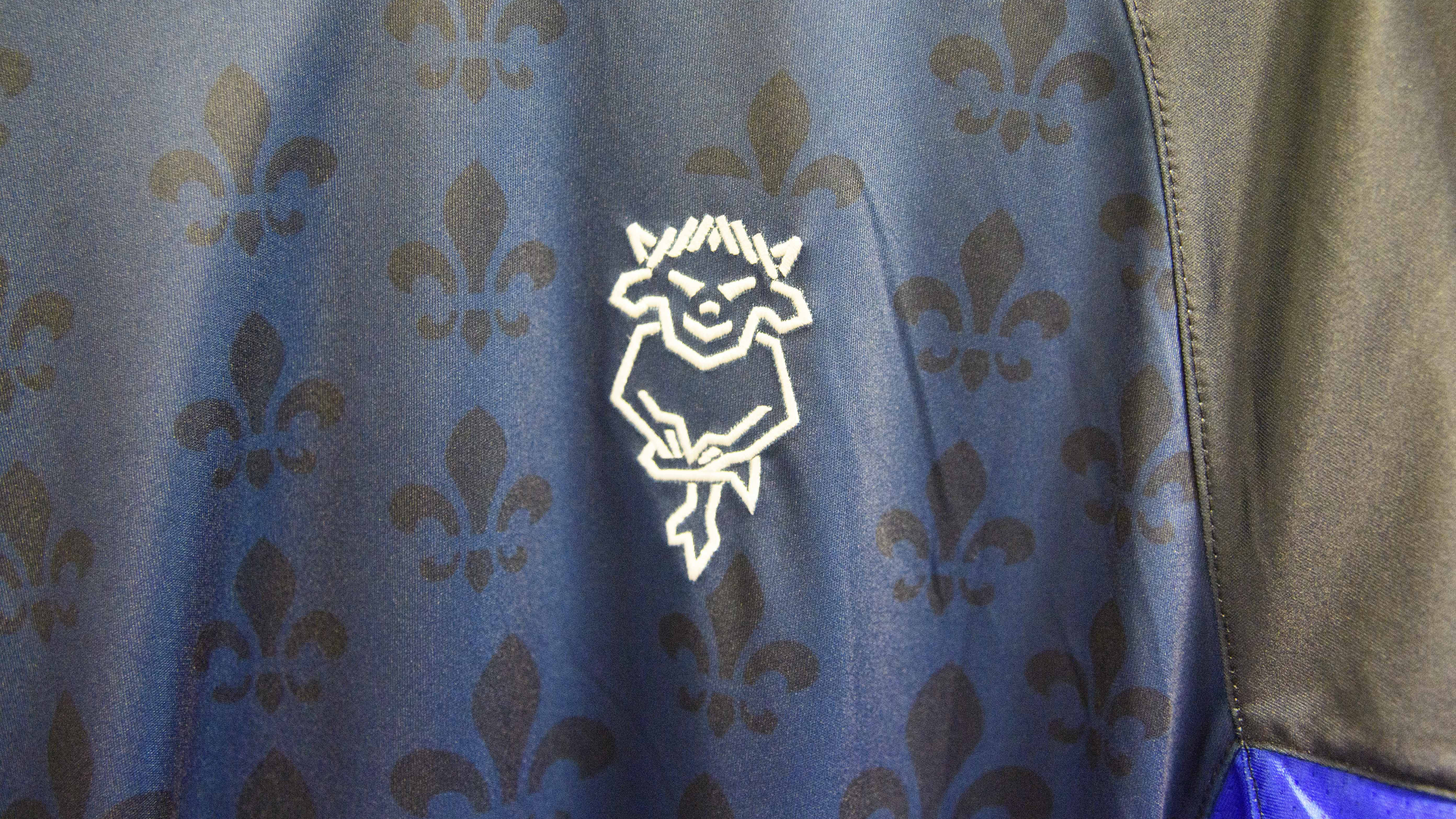 The Lincoln City badge on a shirt