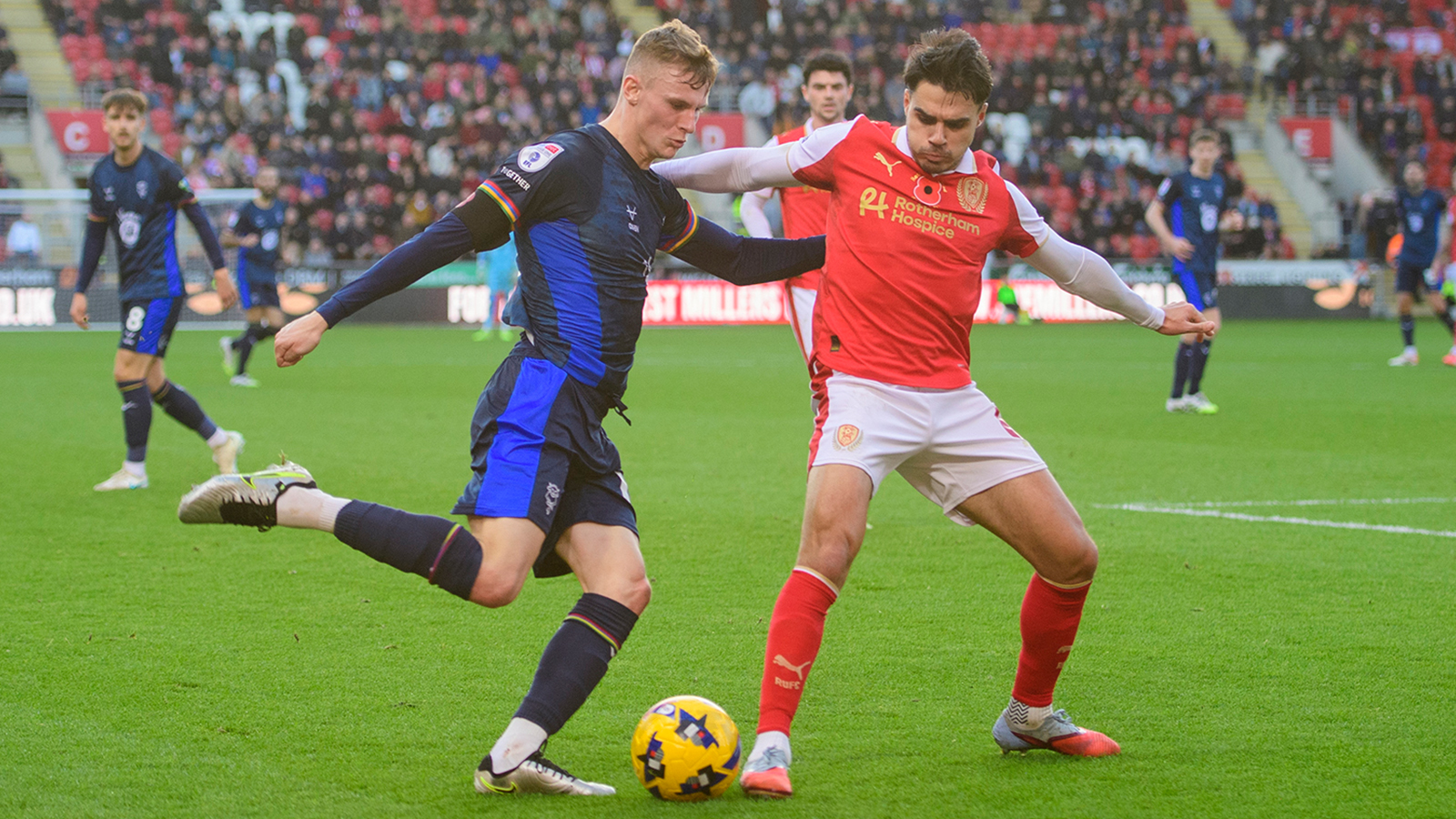 A match image from City's away game at Rotherham United