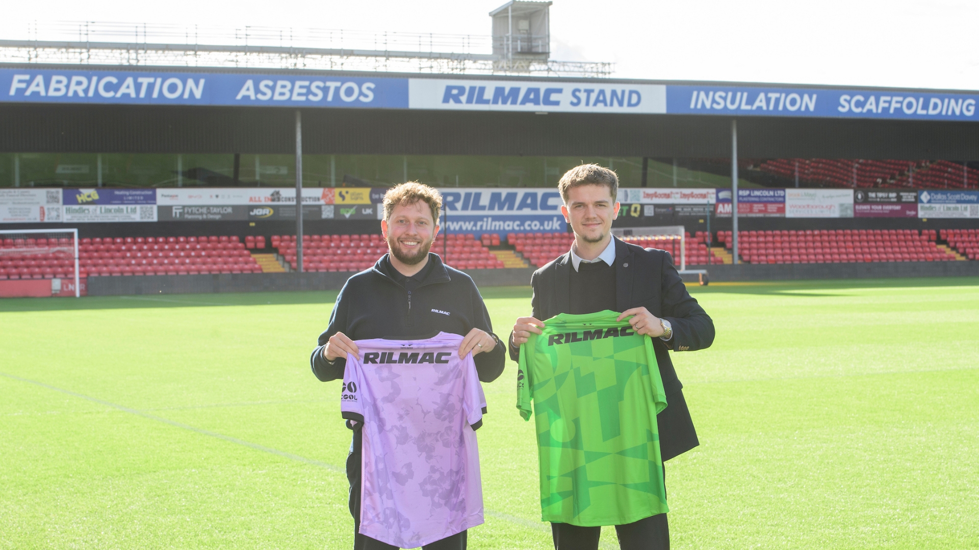 Lincoln City commercial partnership | Bobby Copping, head of commercial of Lincoln City with Rilmac.