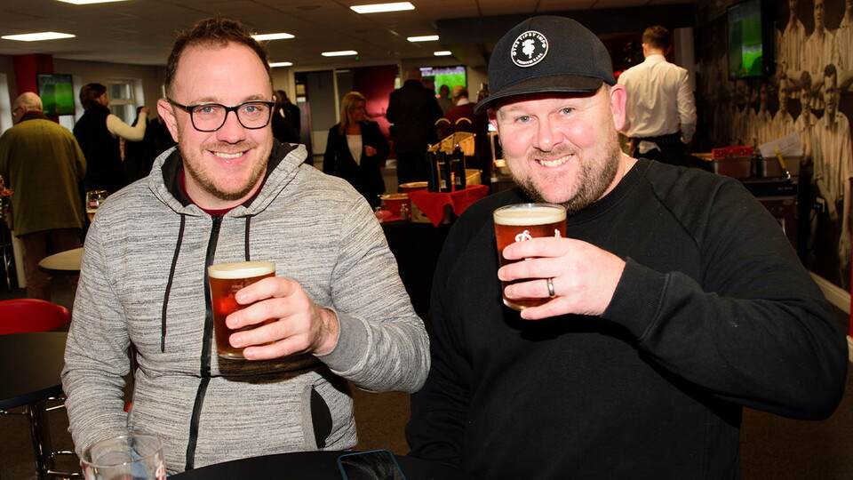 Supporters inside the SRP 200 Club