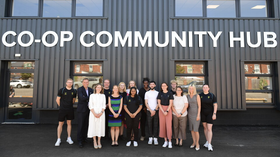 Foundation outside the Co-op Community Hub.