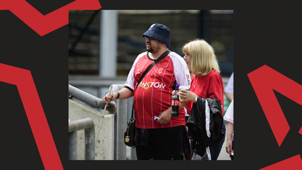 Fans at Boundary Park for Oldham Athletic vs Lincoln City