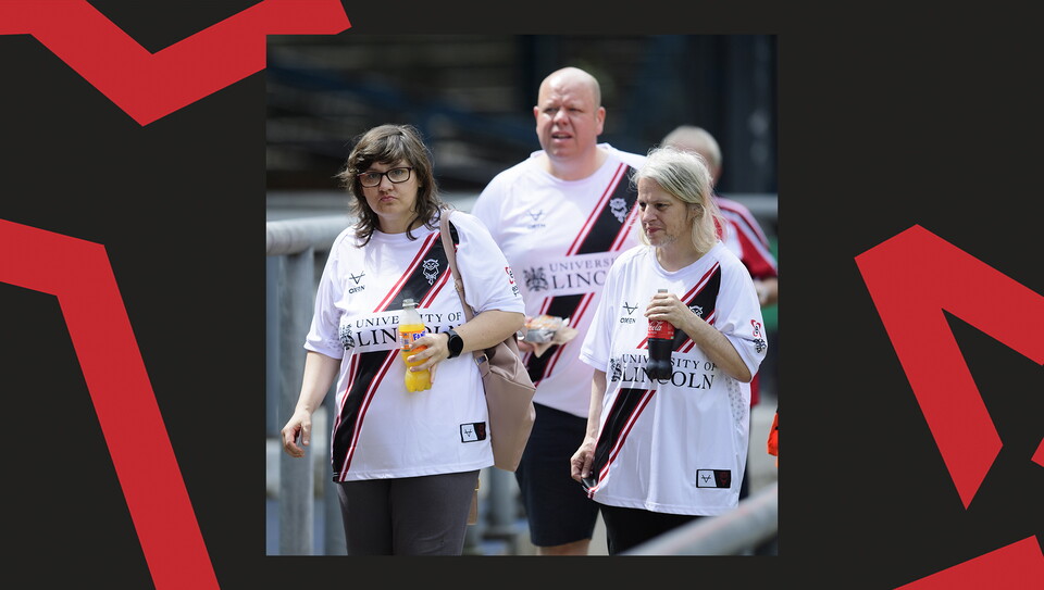 Fans at Boundary Park for Oldham Athletic vs Lincoln City