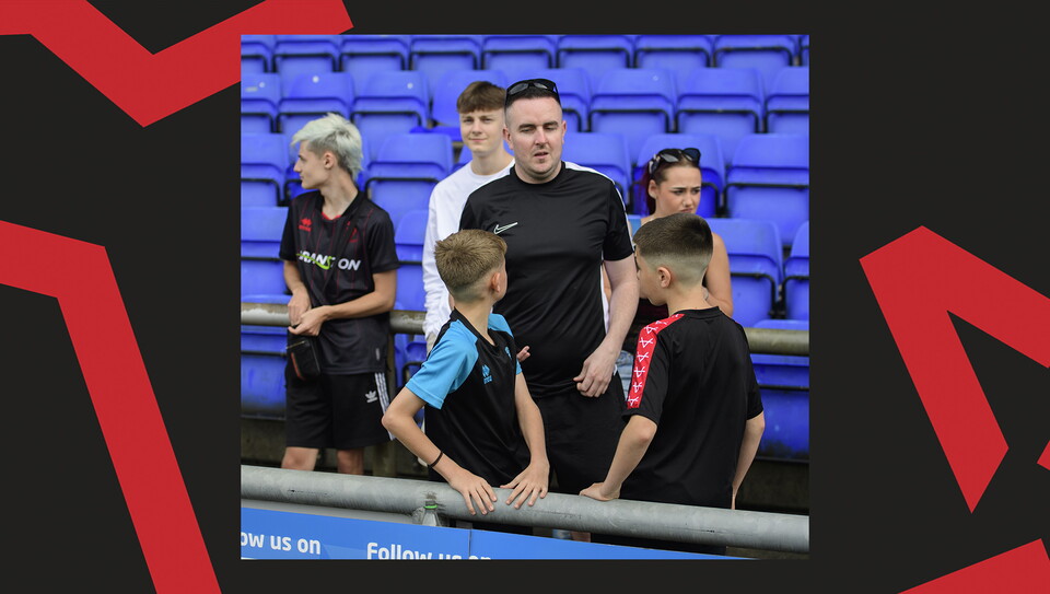Fans at Boundary Park for Oldham Athletic vs Lincoln City