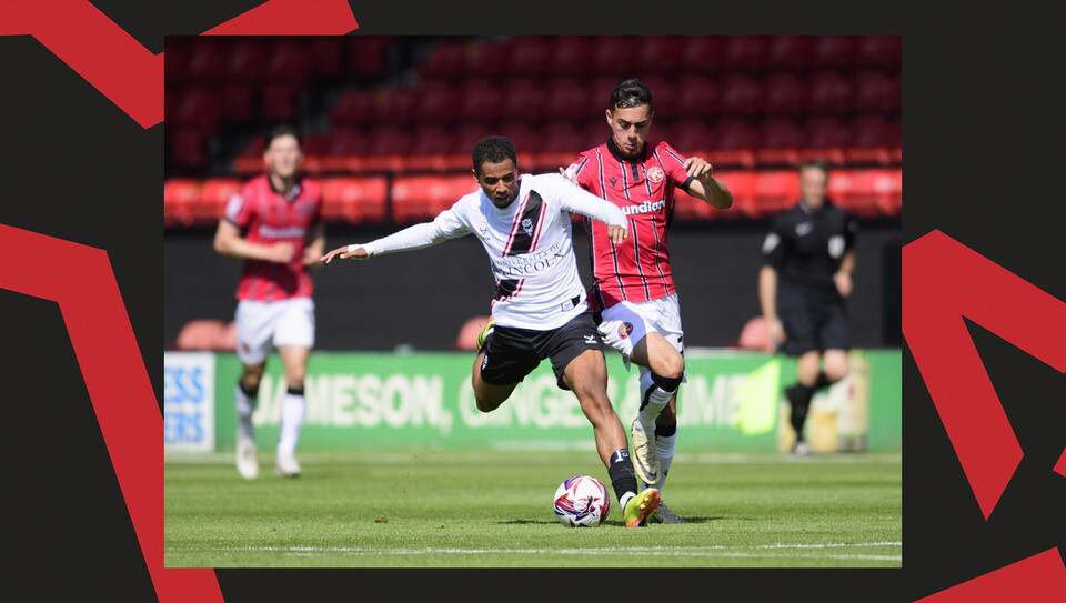 An action shot of City's 2-1 win at Walsall.