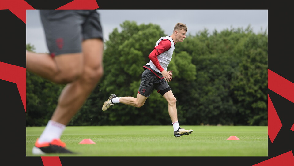 City players train at the Soper of Lincoln Elite Performance Centre.