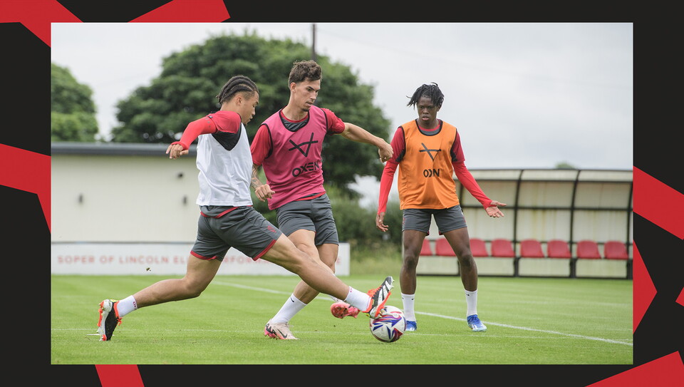 City players train at the Soper of Lincoln Elite Performance Centre.