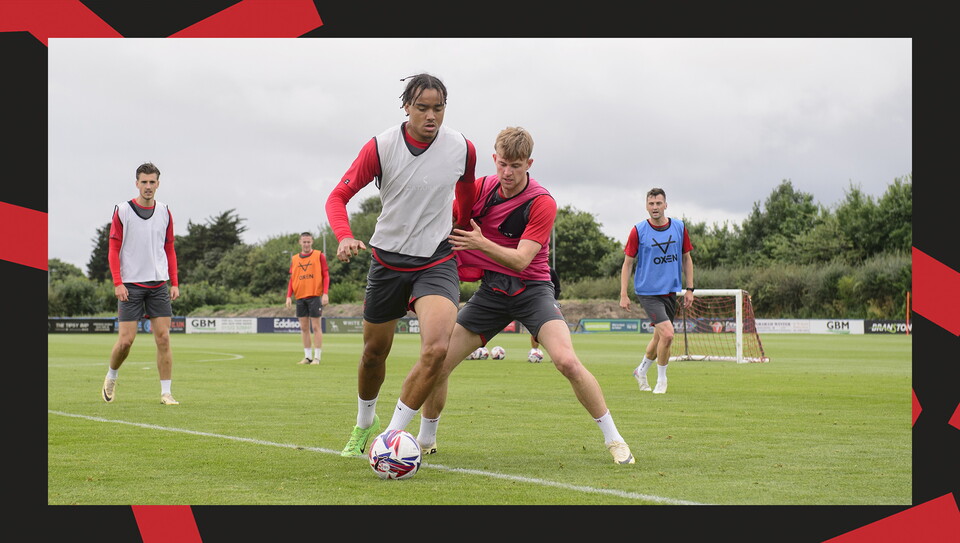 City players train at the Soper of Lincoln Elite Performance Centre.