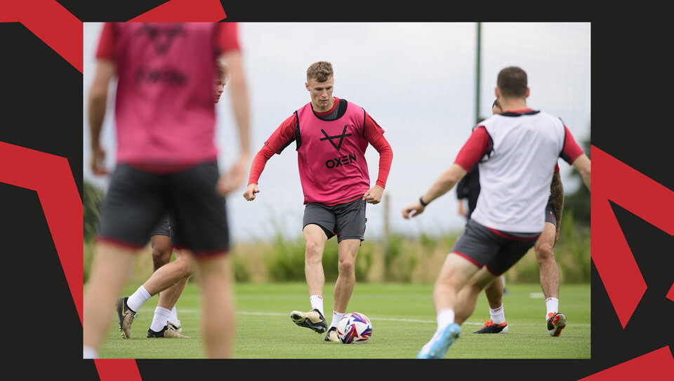 City players train at the Soper of Lincoln Elite Performance Centre.
