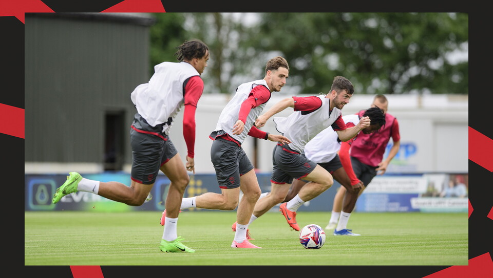 City players train at the Soper of Lincoln Elite Performance Centre.