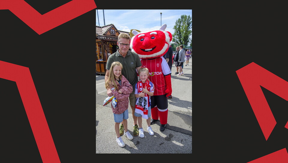 City supporters pictured at the game against Arsenal U21.