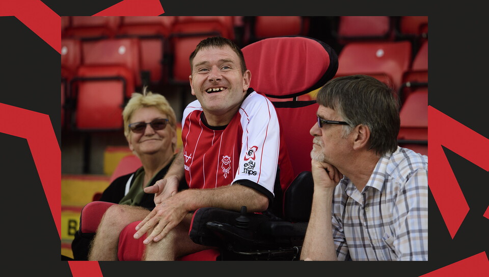 City supporters pictured at the game against Arsenal U21.