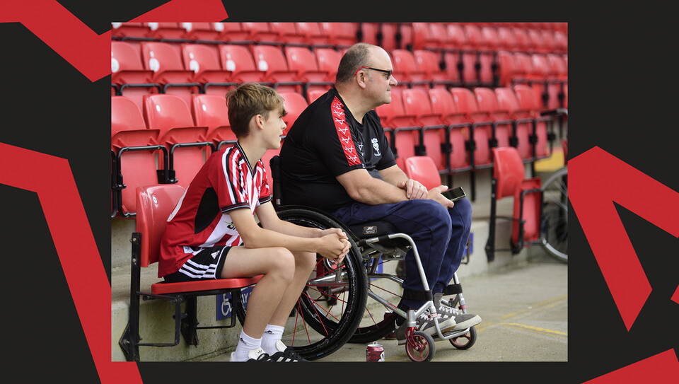 City supporters pictured at the game against Arsenal U21.