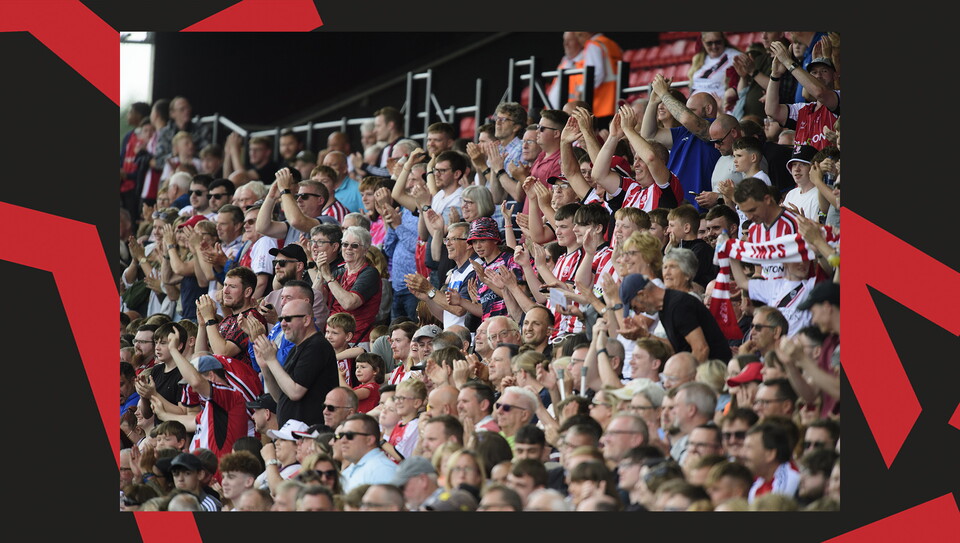 City supporters pictured at the game against Arsenal U21.